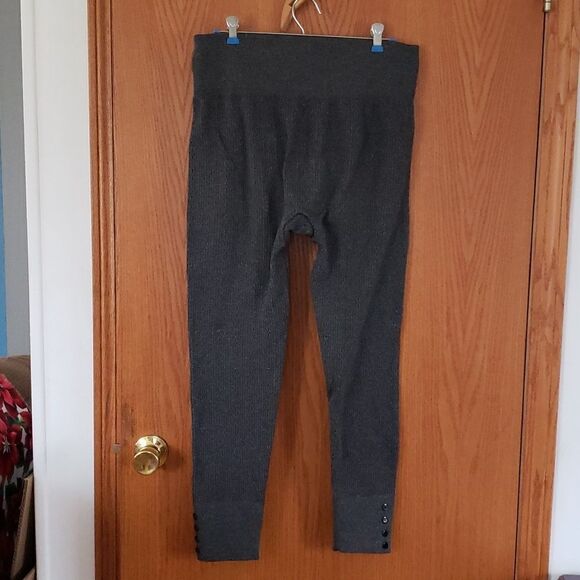 NWOT Maurices Dark Gray Stretchy Leggings Sz XL - Picture 2 of 6